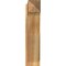 Ekena Millwork Traditional Rough Sawn Arts and Crafts Outlooker, Western Red Cedar, 8"W x 30"D x 34"H OUT08X30X34TRA03RWR - alternate 4